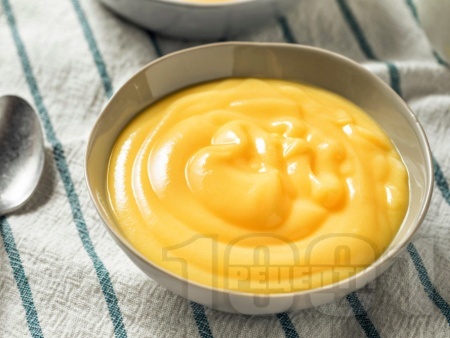Patisserie - Основен сладкарски ванилов крем Патисери с жълтъци и нишесте - снимка на рецептата